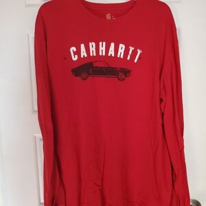 Carhartt Red Long Sleeve Shirt